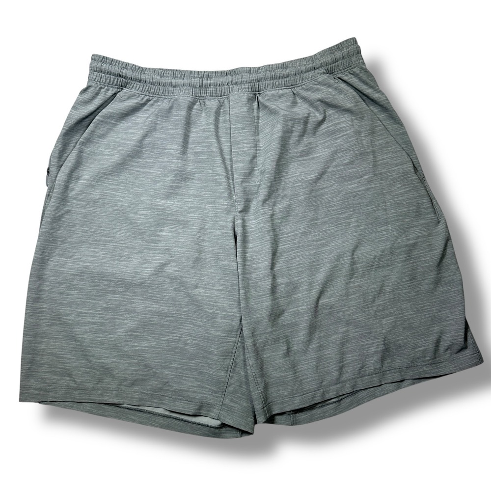 Lululemon Pace Breaker Men's Medium Lined Gray 8"‎ Inseam Shorts
